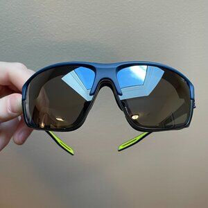 Evil Eye Elate Extreme Sunglasses & Cheek Covers - Large, Navy Blue